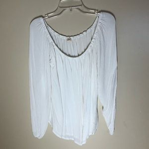 White Hollister Off the shoulder Top